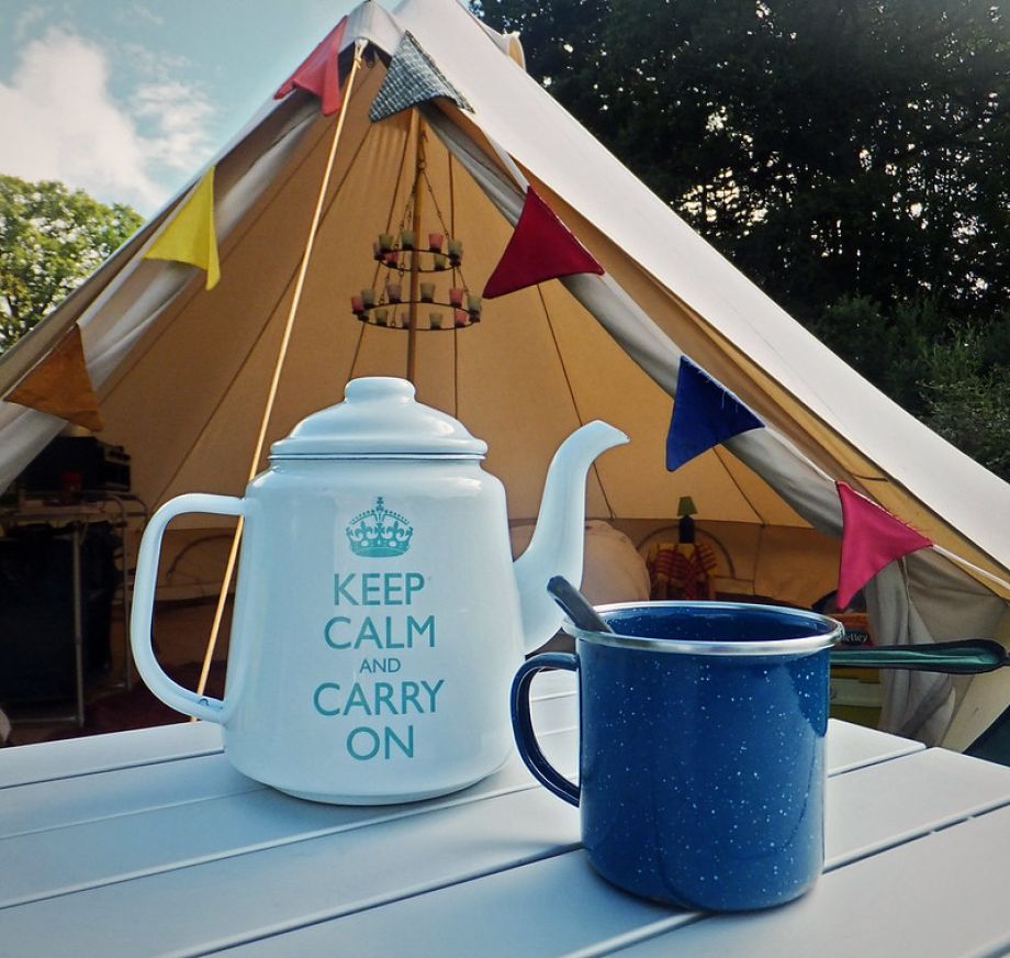 keep calm and carry on camping